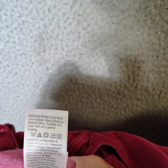 J.Crew Pants Women 29 Pink Corduroy Stretch High-Rise Straight Leg Classic Retro - Picture 11 of 11